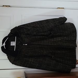 Vintage Lined Coat with Hood